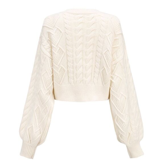 NANA Jacqueline Nina Wool Cardigan with jeweled buttons - Picture 6 of 15